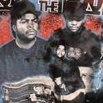 Boys n the hood shirt medium unisex‎ blue black tie dye graphic t Photo 1