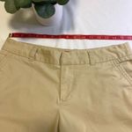 Merona  Women's Tan Stretch Flat Front Khaki‎ Chino Casual Shorts, Size 6 # Photo 5