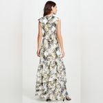 Anthropologie  MISA Los Angeles Maxine Maxi Dress sz Extra Small green white Photo 1