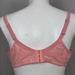 Delicates Vintage Size 48D Bra Unlined Sling Style Wire Free Melon Pink Lace Photo 4