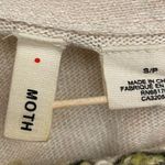 Anthropologie MOTH Cotton-Blend Marled Cream Sweater Size Small Photo 6