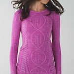 Lululemon Rest Less Pullover Heathered Ultra Violet Size 10 Photo 0