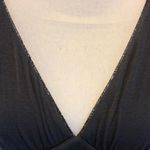 Ella Moss  Dark Gray V Neck Flowy Tank Top Photo 1
