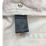 AFRM Luisa High Rise Distressed Ankle Cropped Skinny Button Fly Womens White 28 Photo 10