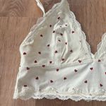 Forever 21 NWOT  Lace-Trim Heart Bralette Photo 3