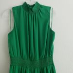 1. State  Smocked Halter Sleeveless Mini Ruffle Dress Photo 1