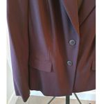 Aeropostale Curvy Plus  Women’s Blazer Size 16P Deep Merlot Red/Purple Photo 1