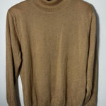 Jeanne pierre  Men's Tan Turtleneck Sweater Photo 0
