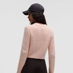 Lululemon NWT Pink Alpaca Wool-Blend Crosshatch Sweater Pink Mist Photo 1