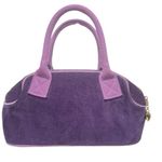 Victoria's Secret Purple and Gold Shoulder Bag with Heart Design Vintage 90s Y2K Photo 1