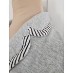 Anthropologie Cartonnier Short Jersey Jacket Blazer Grey Size 4 Photo 3