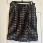 Milly lamb wool plaid midi skirt size 4 Photo 6
