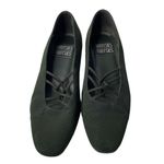 Mootsies Tootsies Vintage  Low Slip Ons 6m Dark Green Strappy Block Heel Photo 1