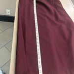Blazer & Skirt Suit Elegant Burgundy Embroidered Blazer Pride & Joy 14 W Red Size 14W Photo 3