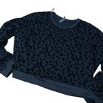 Alya Black Leopard Cropped Sweater D Photo 3
