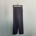 Armani Collezioni  Grey High Waisted Pleated Wide Leg Trouser Pant SZ 4 Photo 5