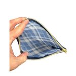 Isaac Mizrahi  Mesh blue Travel Kit Bag Cosmetic Case Organizer 8x5” Photo 3