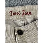 Toui Jeans Women Juniors 3 Floral Embroidered Corduroy Flare Leg Pants‎ Size 23 Photo 8