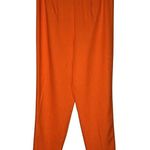 Jessica Howard Pants Womens 8 Petite Orange Linen Blend Relaxed Trouser Vintage Photo 0