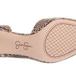 Jessica Simpson Prizma D'Orsay Pumps in Snakeskin Pattern Size 9 Photo 3