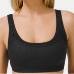 Lululemon  Love To Layer Women’s Sports Bra Black Stripe Size 2 Photo 0