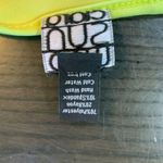 Clara Sun Woo Lime Green Tunic Small Made USA Stretch Asymmetric Hem Chartreuse Yellow Photo 3