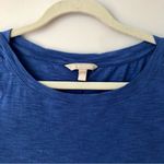 Banana Republic T-Shirt Cotton Cap Sleeves Pullover Blue Dress Women’s Size XS Photo 4