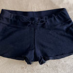 Brandy Melville  John Galt Navy Pull On Sweat Shorts Women’s One Size EUC Photo 0