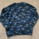 Athleta Blue Camo Sweatshirt Pullover Photo 6
