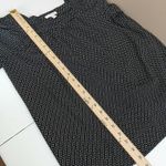 LC Lauren Conrad Black White Dot Print Square Neck Long Sleeve Blouse Top XS Photo 4