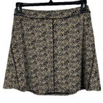 Toad & Co Medium Seleena Skort Daisy Floral Stretch Attached Shorts Drawstring Black Photo 0