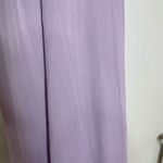 David's Bridal David’s Bridal Iris Long Mesh Dress with Cowl Back Detail Lavender Purple Maxi 4 Photo 10