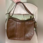Giani Bernini Elegant Brown woven pattened Women's shoulder Bag Photo 0