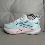 Brooks Glycerin 22 White Limpet Blue Athletic Running Shoes Women's Size 7.5D Photo 3