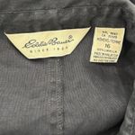 LL Bean Size 16 Black 100% Linen Sleeveless Maxi Shirt Dress Classic Capsule Photo 2