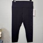 Lululemon Wunder Train High Rise Tight Athletic Legging Black Graphic Logo NWT Photo 6