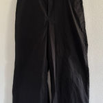Gianni Bini Wide Leg Trouser Pants Womens 10 Black High Waist Career Preppy Photo 0