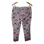 Ann Taylor  LOFT Marisa Floral Print Riviera Cropped Pants Women‎ Size 4 Photo 8