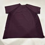 Athleta  Momentum Short Sleeve Top Size Small Plum Purple Performance Tee Photo 1