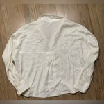Madewell crop button up long sleeve Photo 5