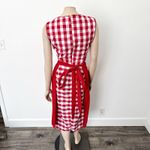 [Vintage] Red Gingham Dirndl Bavarian German Beer Girl Costume Dress Sz XL EU 46 Photo 1