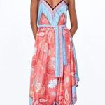 ZARA Printed Floral Print Asymmetric Jumpsuit Size: S Photo 0