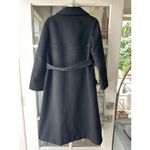 Vintage Althof Petit Paris Winter Wool Long Maxi Peacoat Womens Size M RARE Black Size M Photo 3