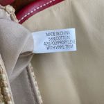 Ratan Vintage Red and Tan Purse Photo 12