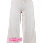 Spanx AirEssentials Cropped Wide Leg Pants Oatmeal Heather High-Rise Trousers XL Photo 3