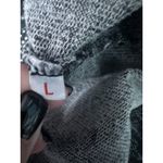 Affliction Rhinestone Distressed Space Grey Floral Long Sleeve Hoodie Large Photo 4