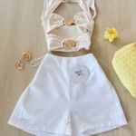 Princess Polly  white shorts  Photo 0