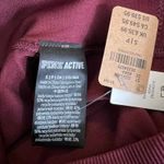 Victoria's Secret Pink Active High Waist Full Length Tight Burgundy Small New Photo 5