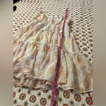 NWT Buddy Love Pastel Pink Gold Baby Doll Ruffle Mini Dress Size Small Photo 7