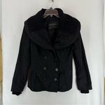 ZARA  Basic Peacoat Button Wool Blend Womans Small Black Photo 0